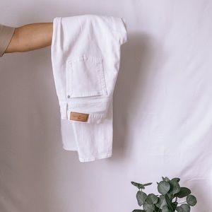 7 for all mankind whit button fly Jeans